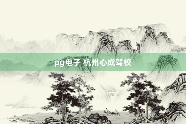pg电子 杭州心成驾校