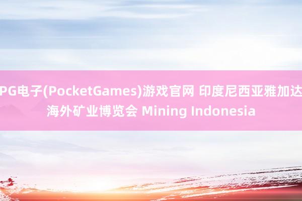 PG电子(PocketGames)游戏官网 印度尼西亚雅加达海外矿业博览会 Mining Indonesia